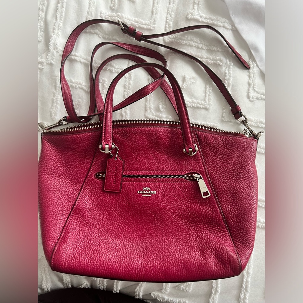 Coach Pink Satchel Bag